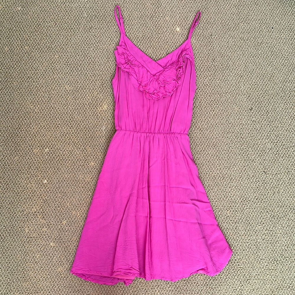 Pink Flowy Summer Dress